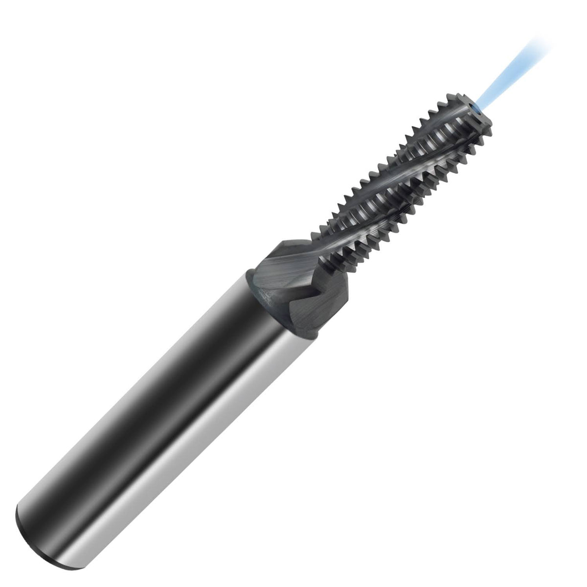 M3 x 0.50 Spiral Flute Carbide Thread Mill with Countersink D241
