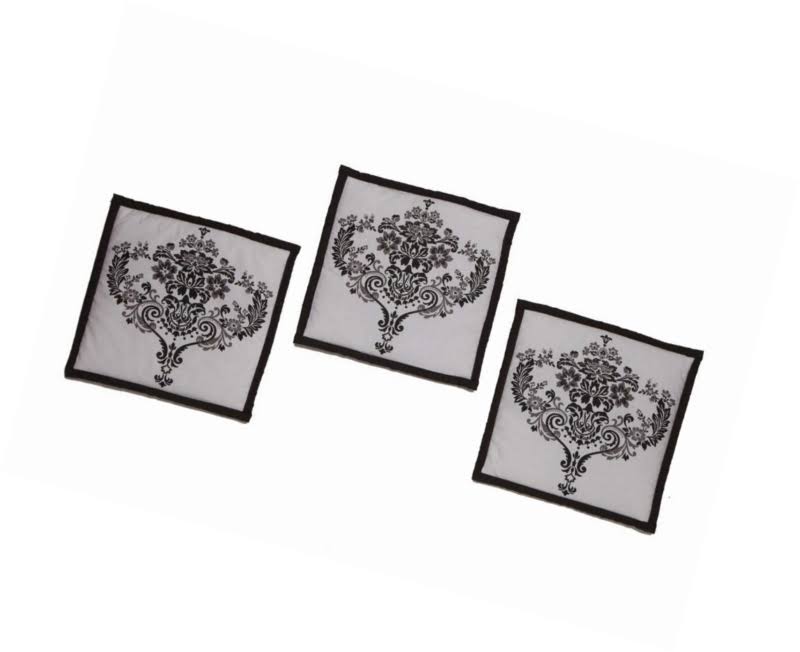 White/Black 10 PC Crib Set W482