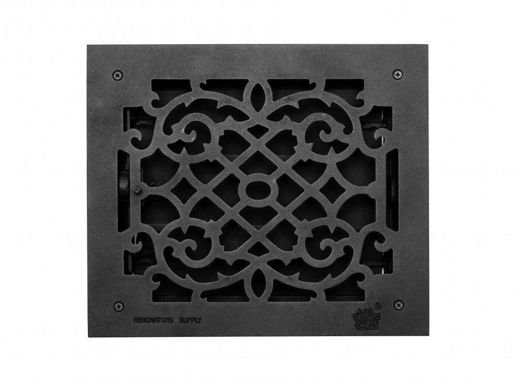 Cast 10 x 12 Duct Floor Heat Register Louver Vent E990166