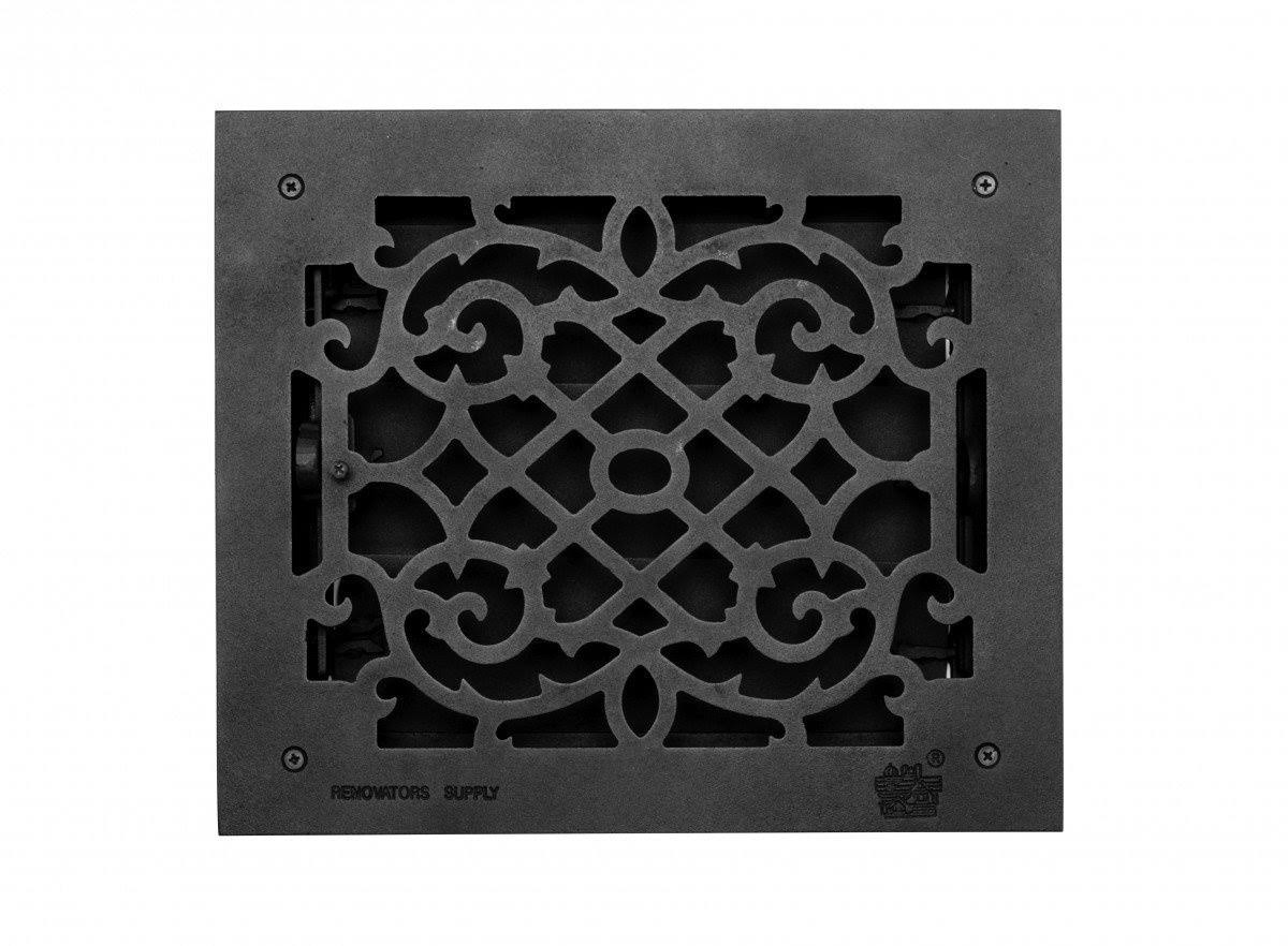 Cast 10 x 12 Duct Floor Heat Register Louver Vent E990166