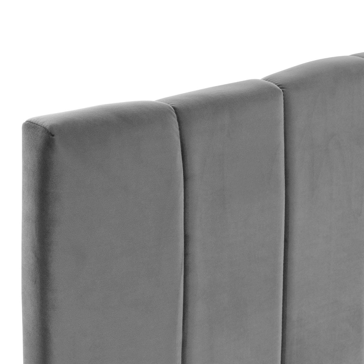 Navy Performance Velvet Full/Queen Headboard I383