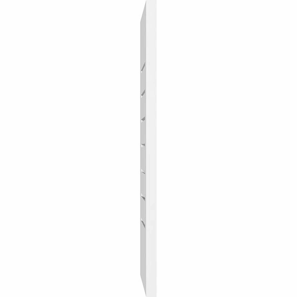 Vertical Surface Mount PVC Gable Vent W82774