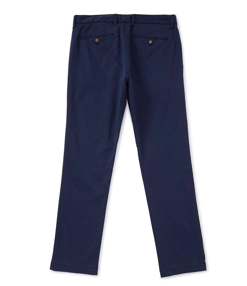 White Flat Front Chino Pant T169585
