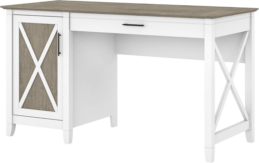 54W Computer Desk with Keyboard Tray and Storage K531236