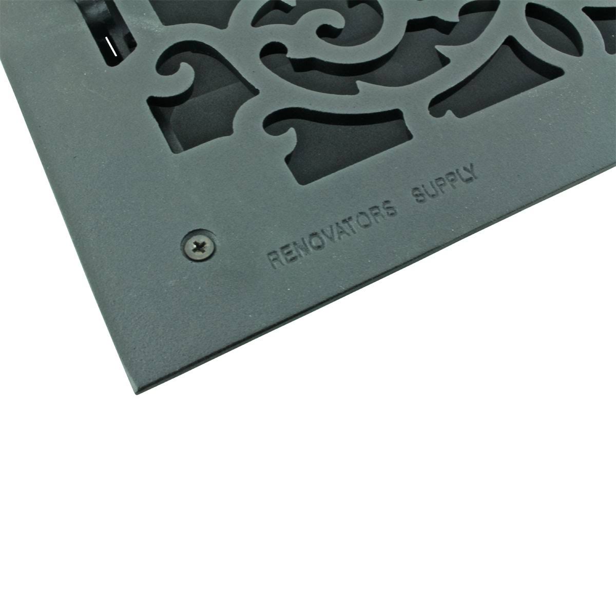 Cast 10 x 12 Duct Floor Heat Register Louver Vent E990166