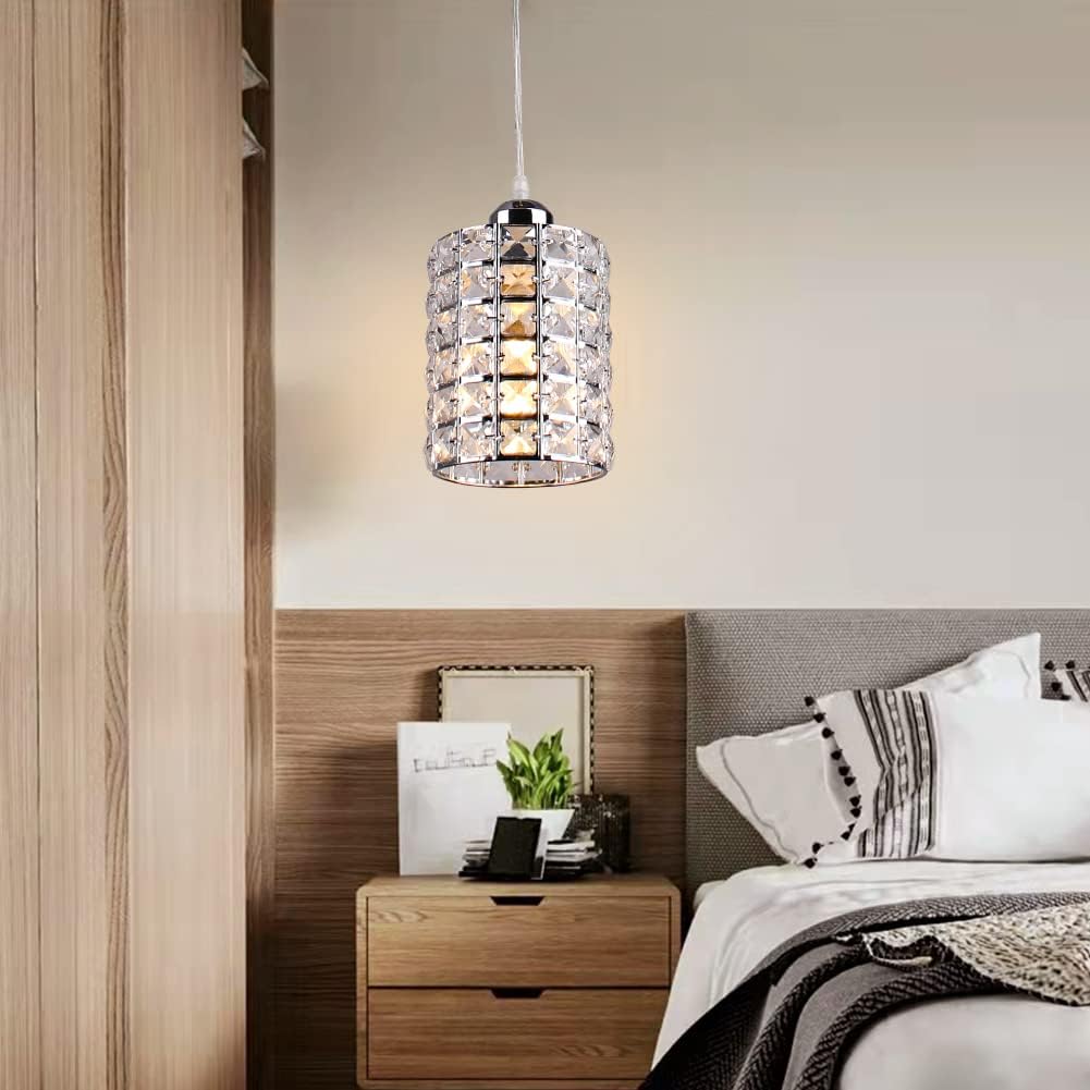 Modern Crystal Chandelier Flush Mount Ceiling Pendant Light Gold C6639