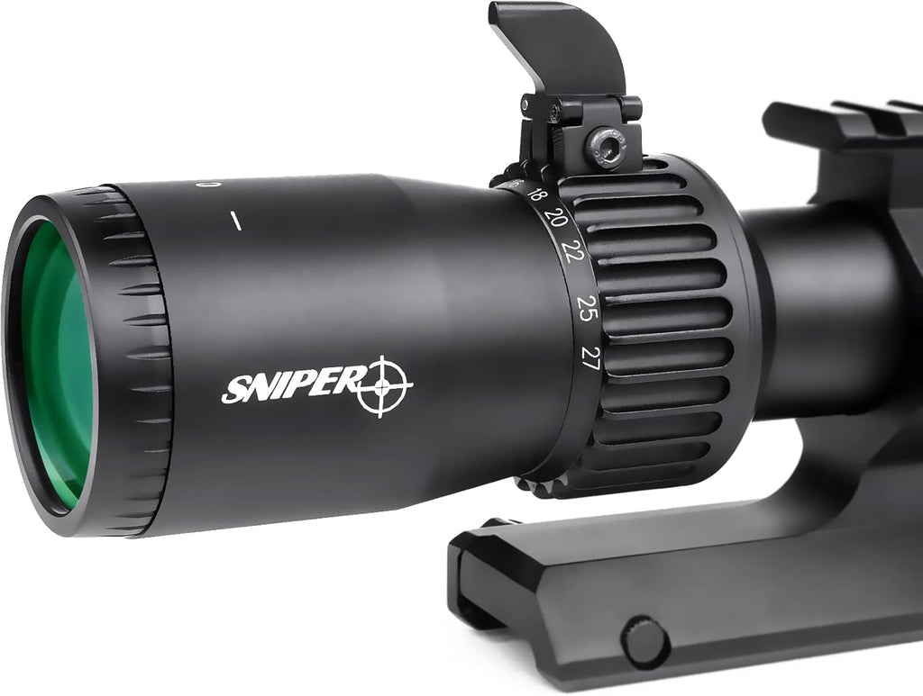 4.5-18X44 FFP 30mm First Focal Plane Riflescope with Red/Green Illuminated Reticle S9352