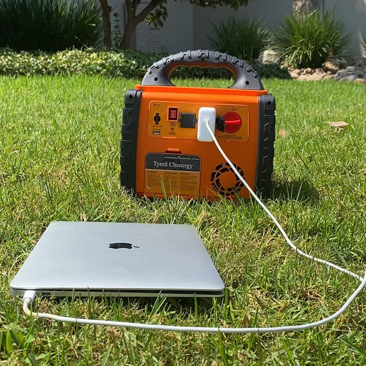 Portable Car Jump Starter 1400 Amp Power Station with AC Outlets 400W Q3441
