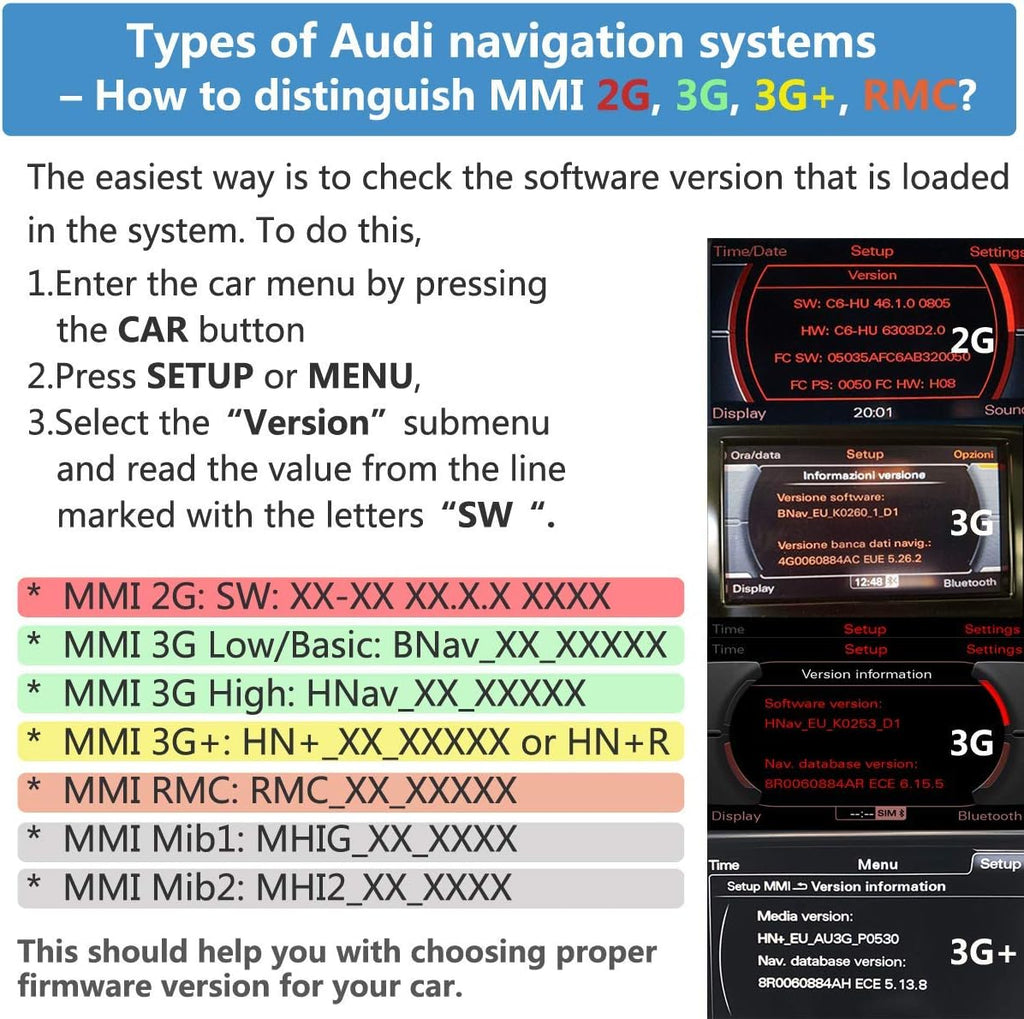 Bluetooth Adapter for Audi MMI 3G System Pack of 2 P295074