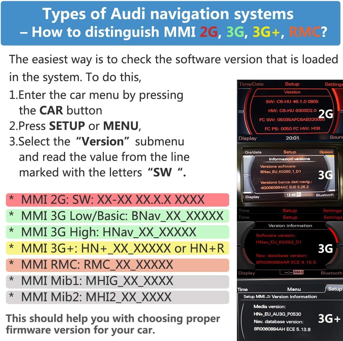 Bluetooth Adapter for Audi MMI 3G System Pack of 2 P295074