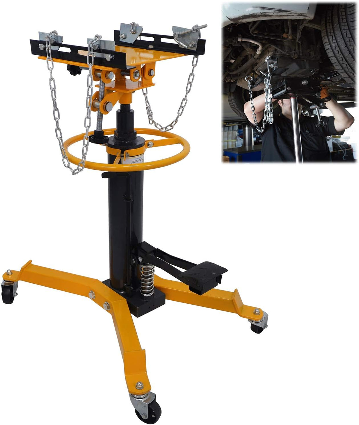 1100 lbs 0.5 Ton 2 Stage Hydraulic Transmission Jack O216