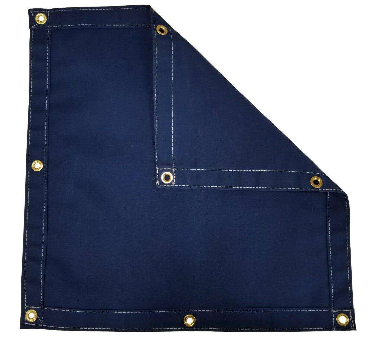 6' x 8' Blue Polyester Canvas Tarp E466