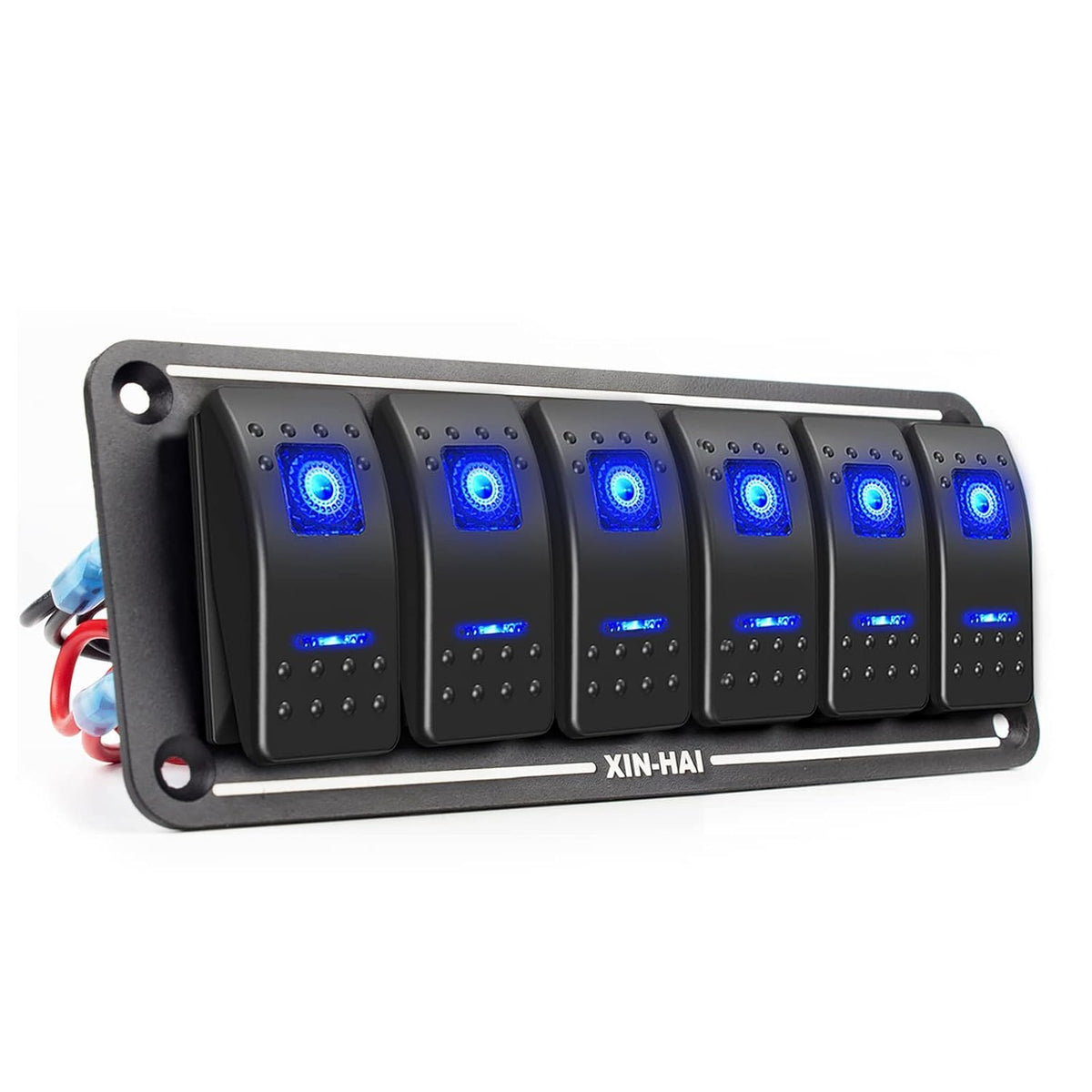 3 Gang Aluminum Waterproof On-Off Toggle Switch Panel K3334