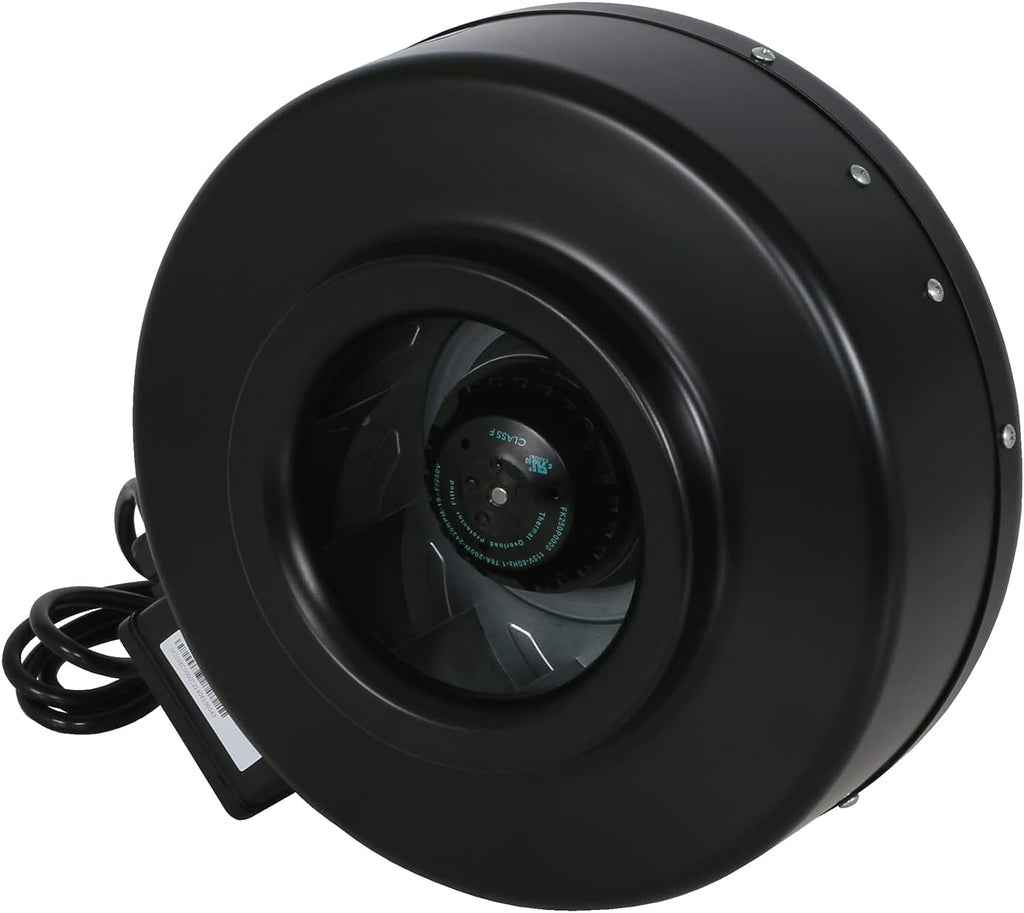 8 Inch Inline Fan 745 CFM Steel Housing Q589