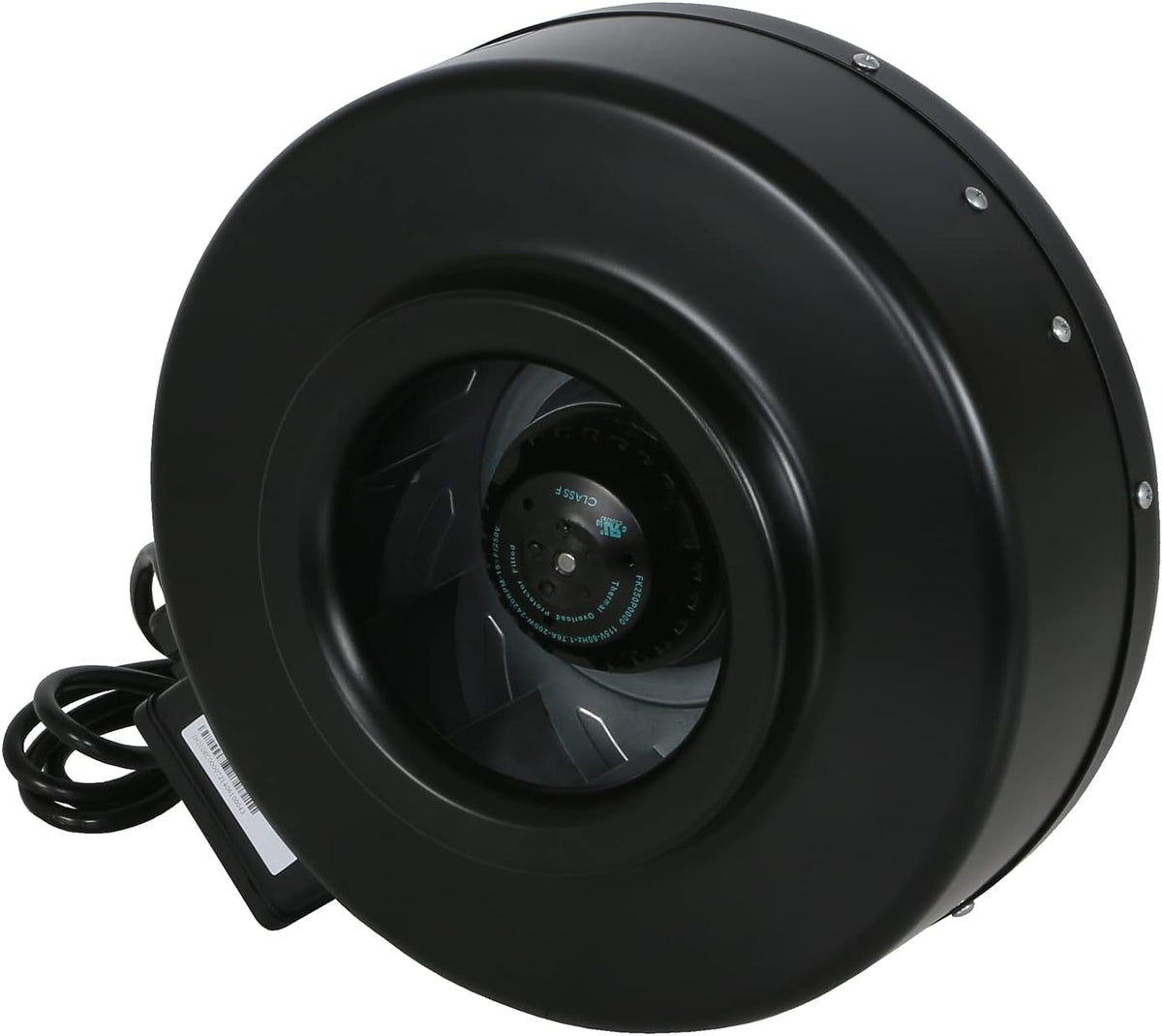 8 Inch Inline Fan 745 CFM Steel Housing Q589