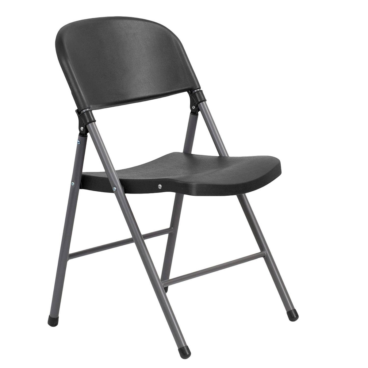 Black Plastic Folding Chair U445011
