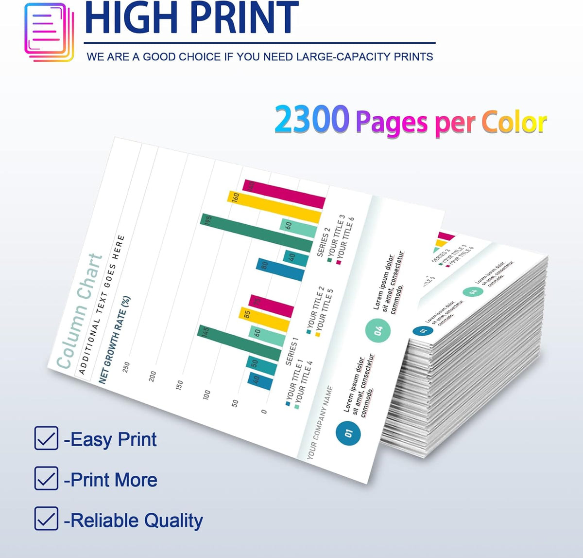 Compatible Magenta Toner Cartridge 2-Pack N517