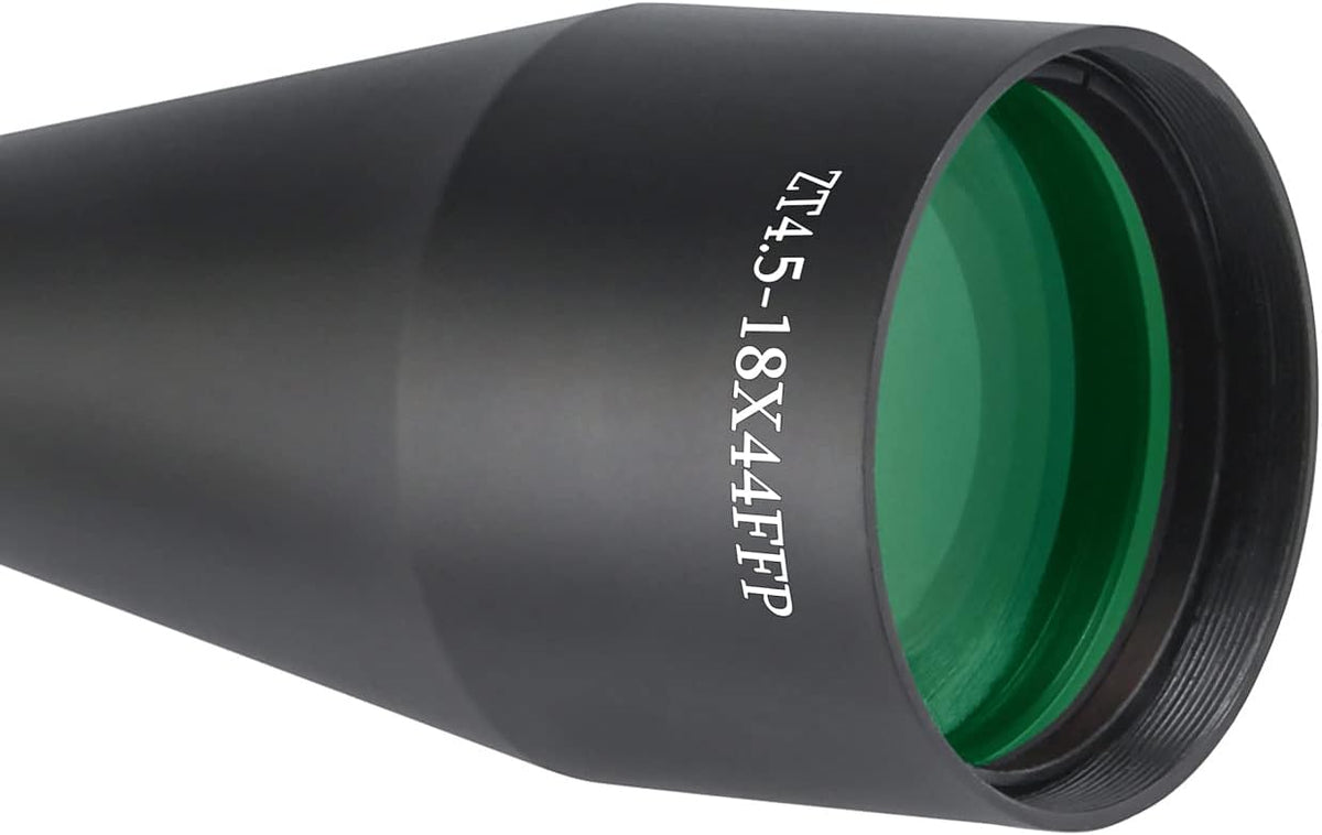 4.5-18X44 FFP 30mm First Focal Plane Riflescope with Red/Green Illuminated Reticle S9352