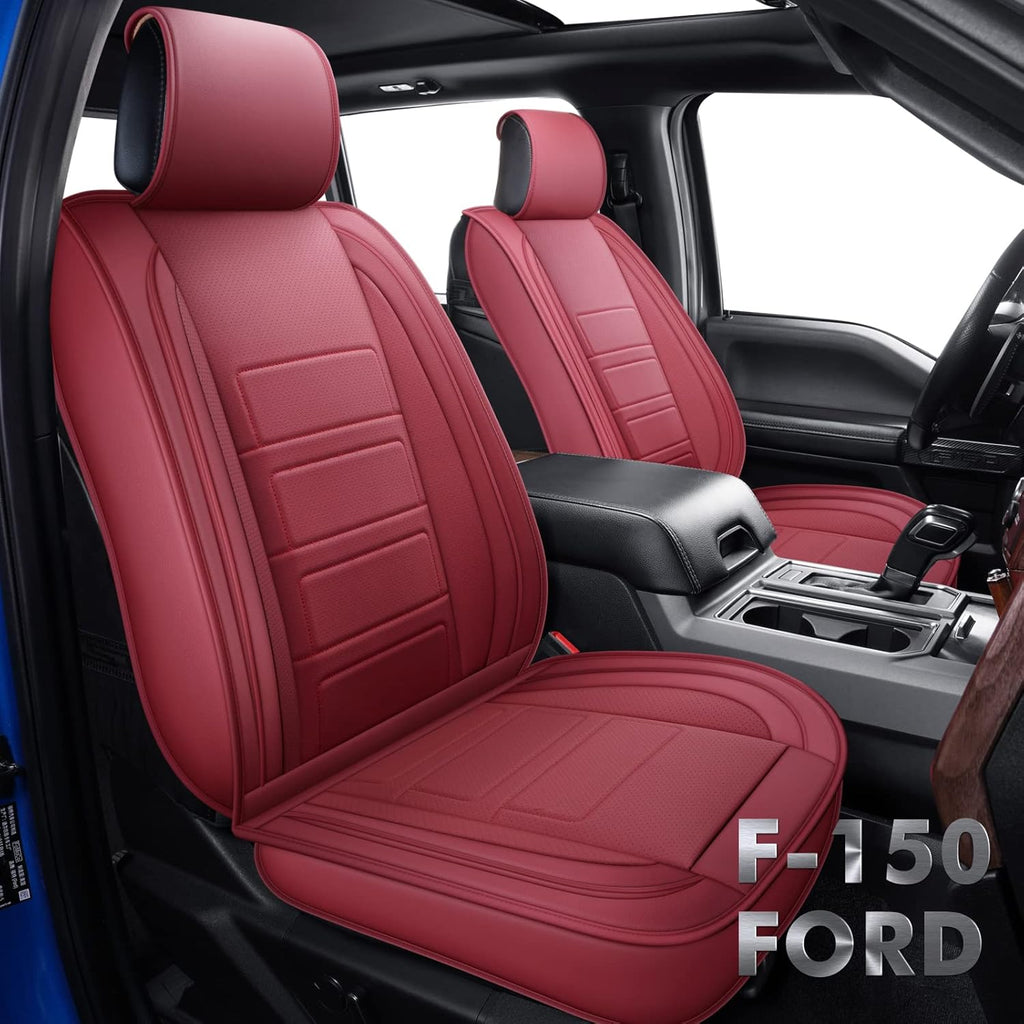 Faux Leather Pickup Seat Covers 5 Sets Full Seat E78352