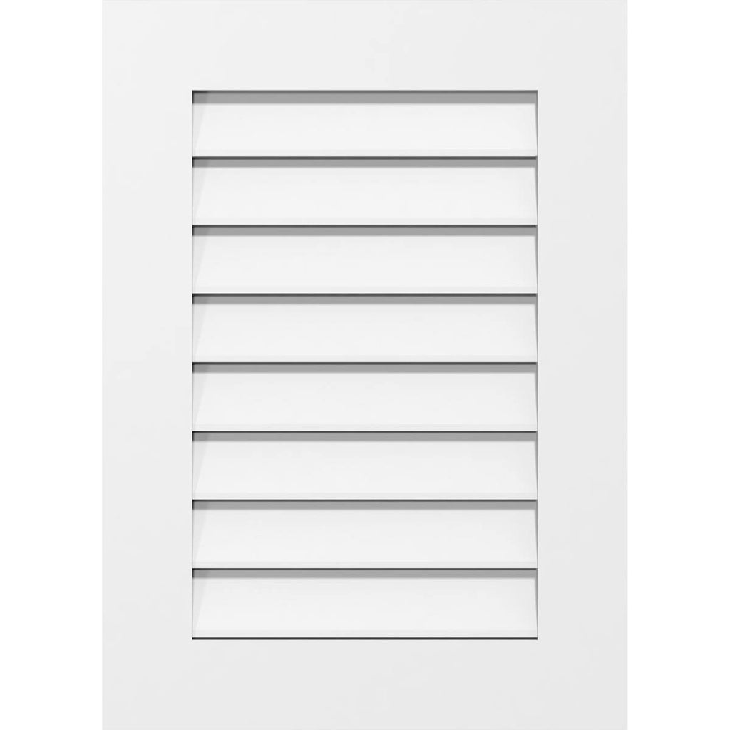 Vertical Surface Mount PVC Gable Vent W82774
