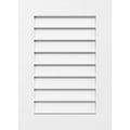 Vertical Surface Mount PVC Gable Vent W82774