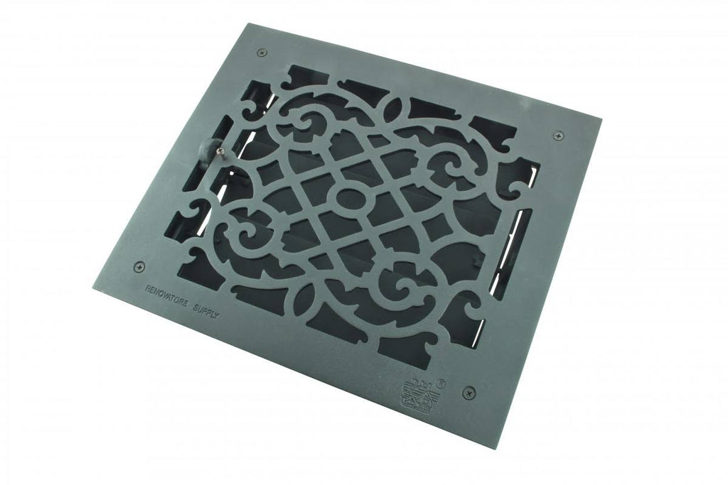 Cast 10 x 12 Duct Floor Heat Register Louver Vent E990166