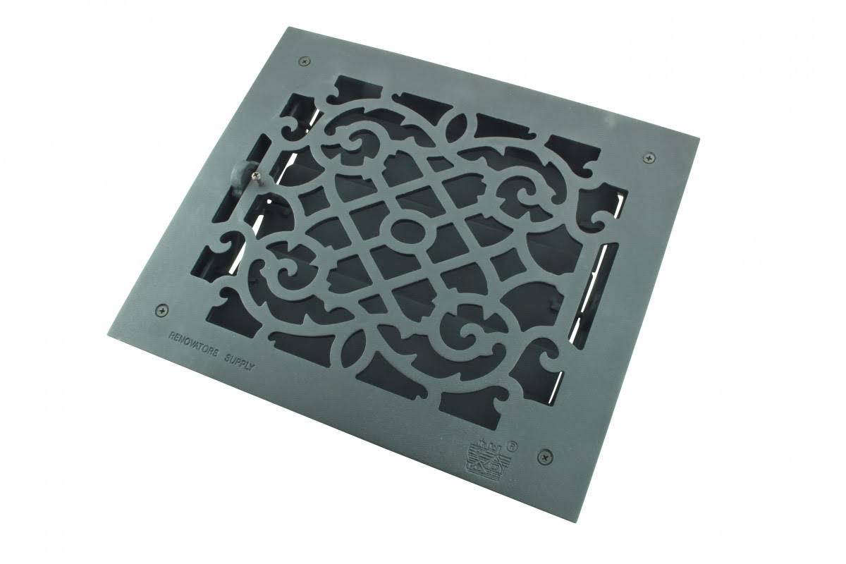 Cast 10 x 12 Duct Floor Heat Register Louver Vent E990166