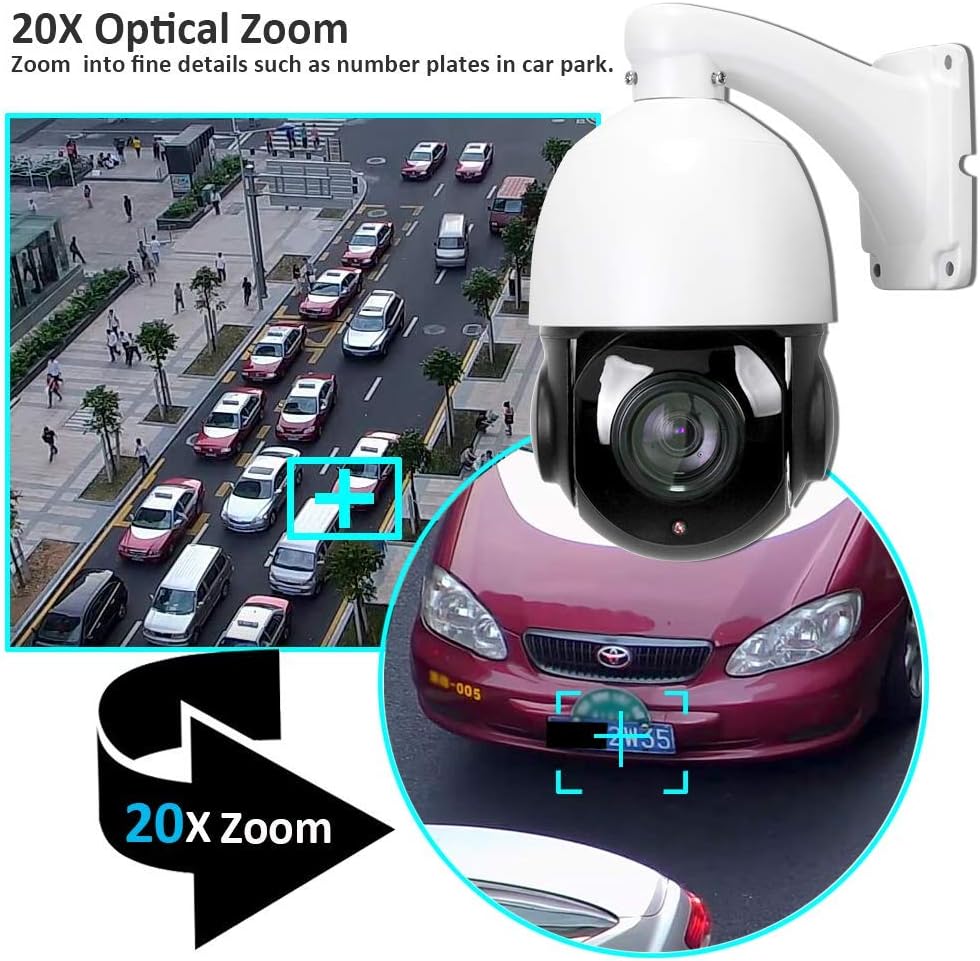 2MP Outdoor PTZ Security Camera 20X Optical Zoom T4319