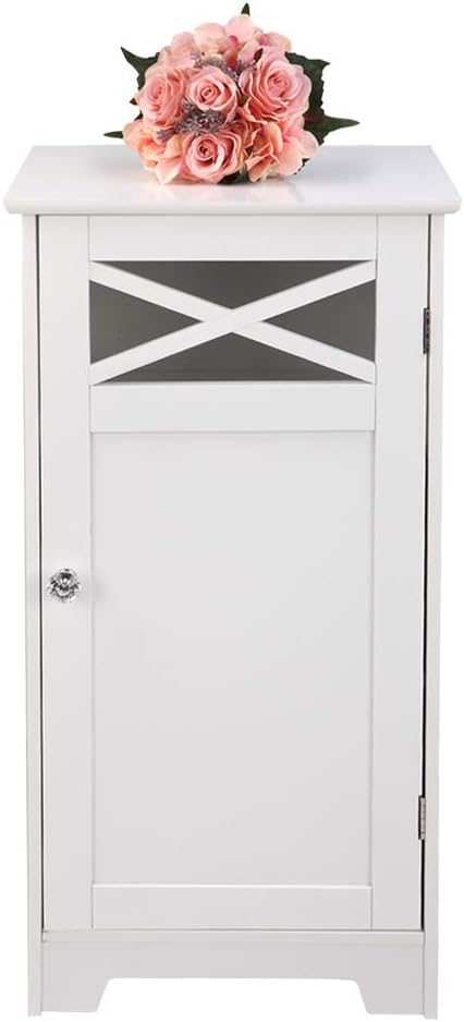 White Double Door Bathroom Cabinet M451613