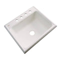 25 in. Single Bowl Drop-In Kitchen Sink in Almond Brown E4152