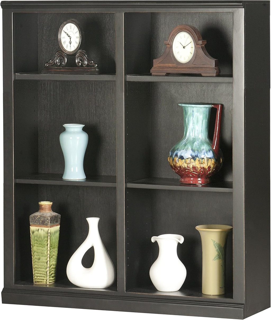 Midnight Blue Double Wide Bookcase E496