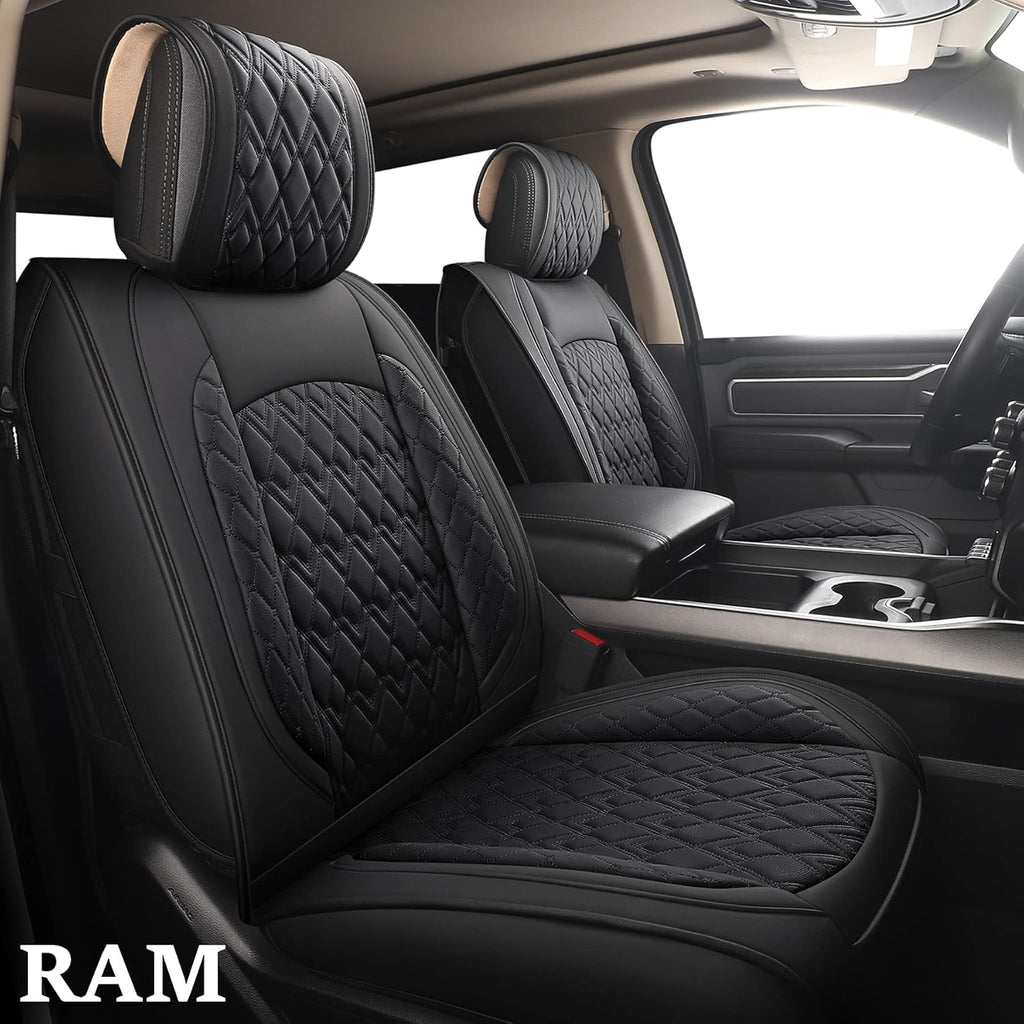 Waterproof Synthetic Leather Car Seat Covers Full Set X886