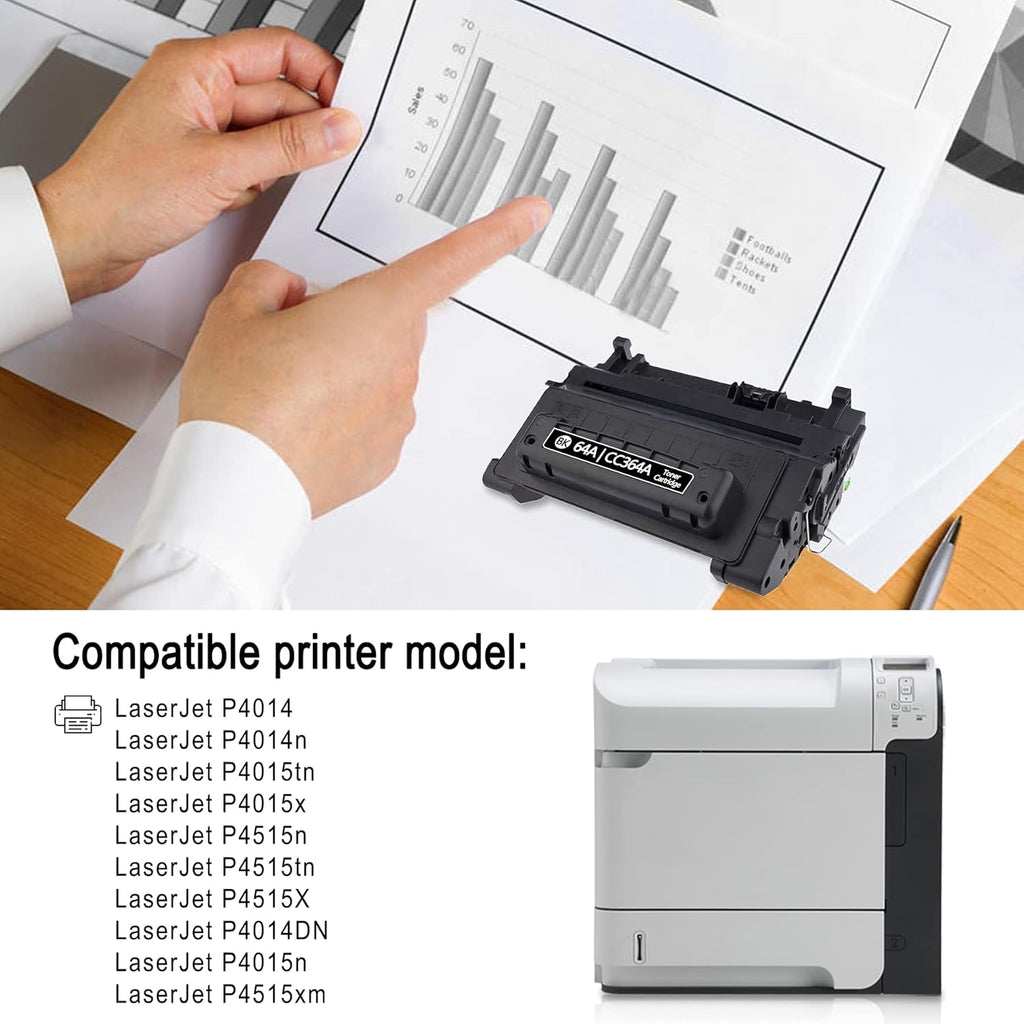 1 Pack 64A Toner Cartridge O2262
