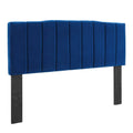 Navy Performance Velvet Full/Queen Headboard I383