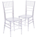 Crystal Chiavari Chairs Set of 2 V3563