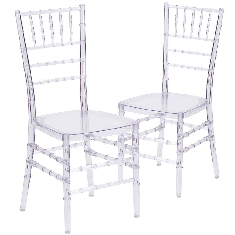 Crystal Chiavari Chairs Set of 2 V3563