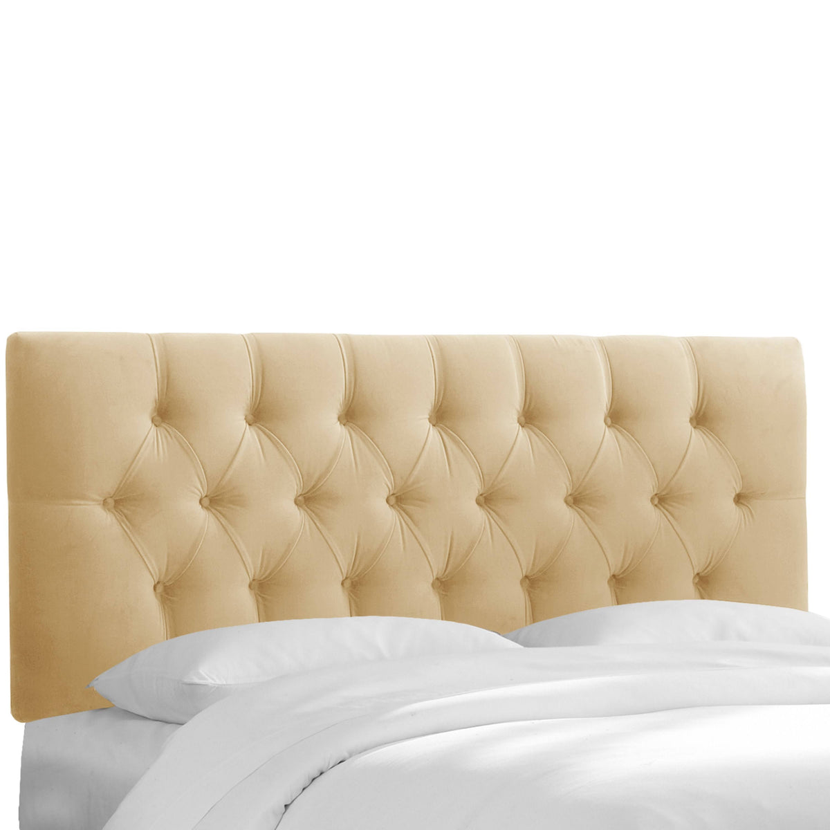 Velvet Tufted California King Headboard P164