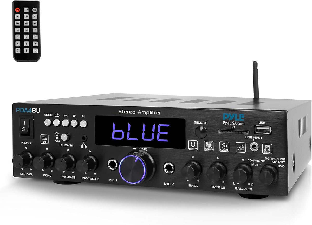 200 Watt Multi-Channel Wireless Bluetooth Home Stereo Amplifier T213
