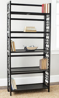Black 5-Shelf Bookcase F128