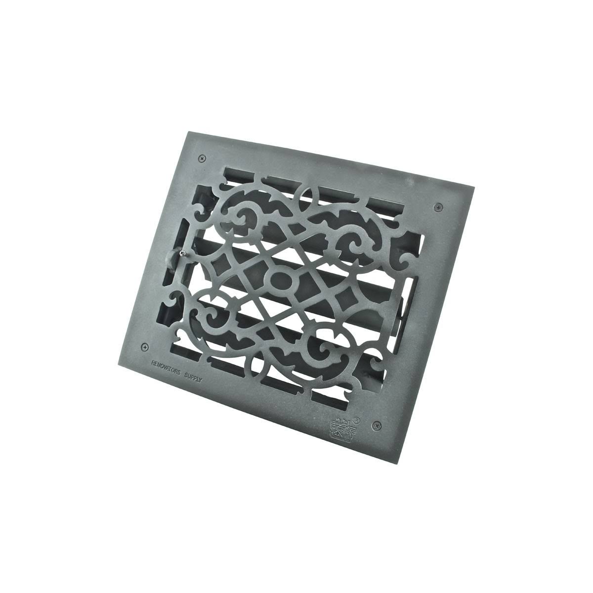 Cast 10 x 12 Duct Floor Heat Register Louver Vent E990166