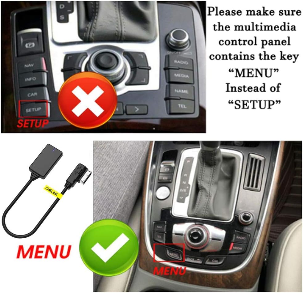 Bluetooth Adapter for Audi MMI 3G System Pack of 2 P295074