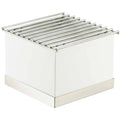 White Stainless Steel Chafer Y70639