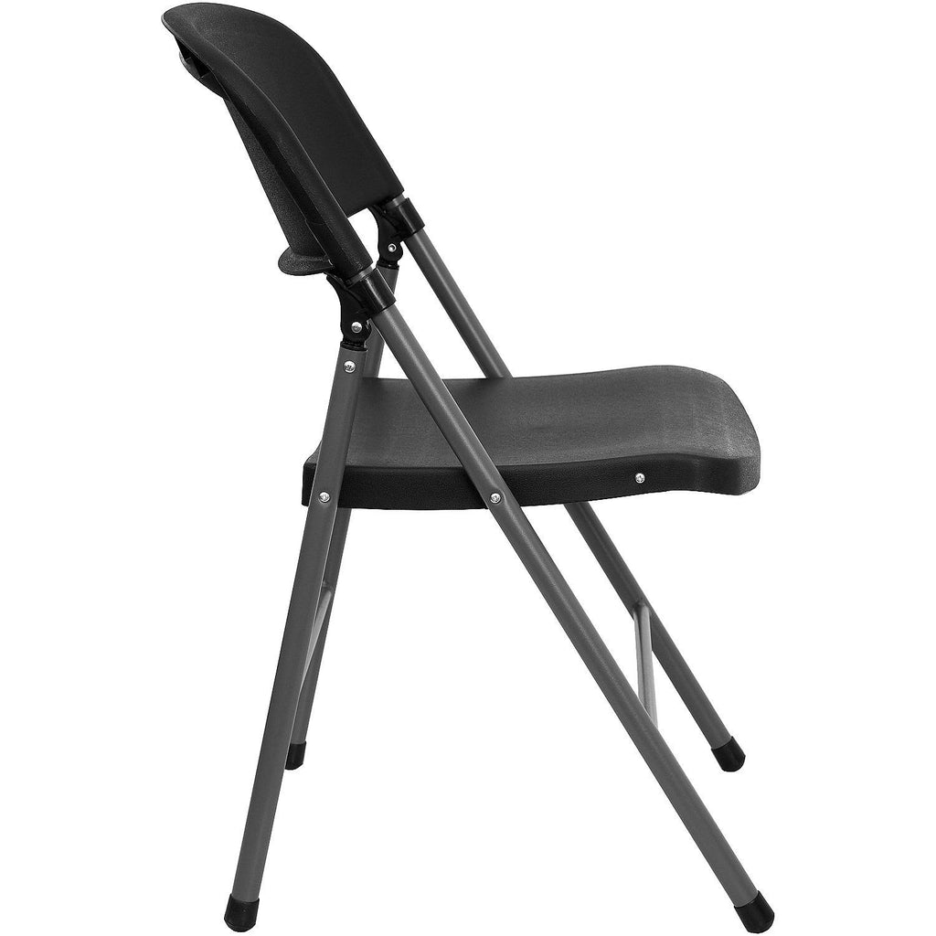 Black Plastic Folding Chair U445011