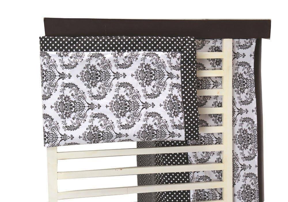 White/Black 10 PC Crib Set W482