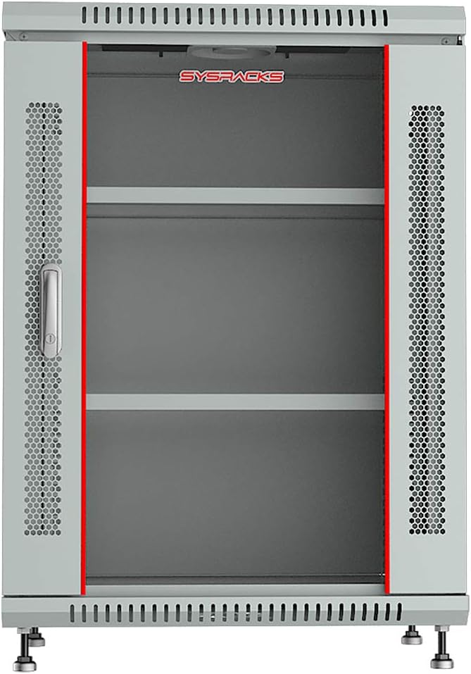 15U Wall Mount Server Rack Cabinet Enclosure 24 Inch Depth E179649