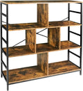 3-Tier Square Bookcase with 7 Open Storage Shelves R471006