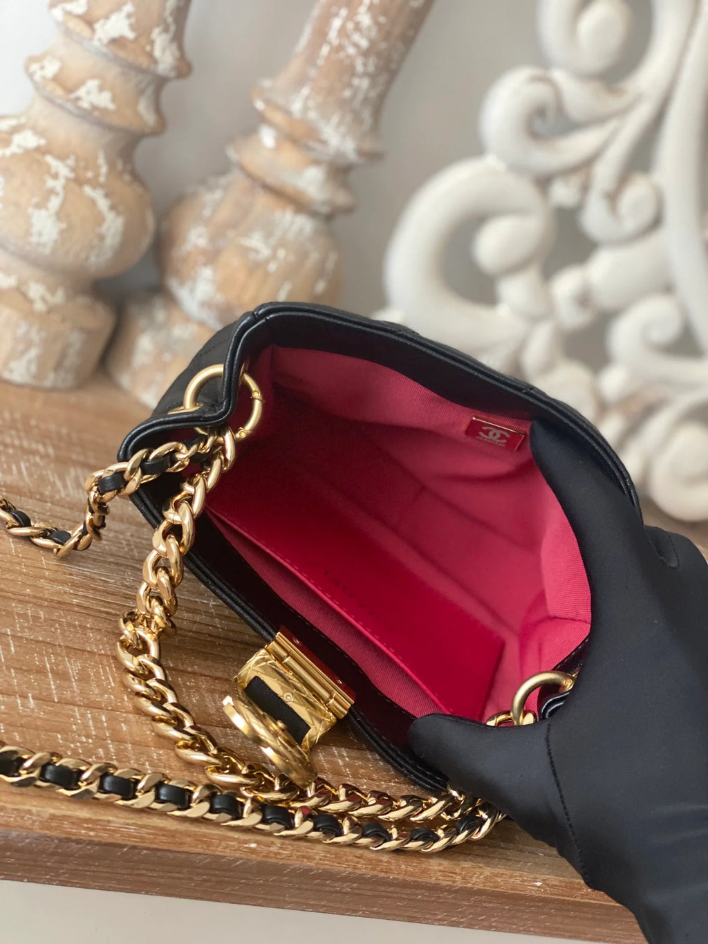 Small Hobo Bag Black I509