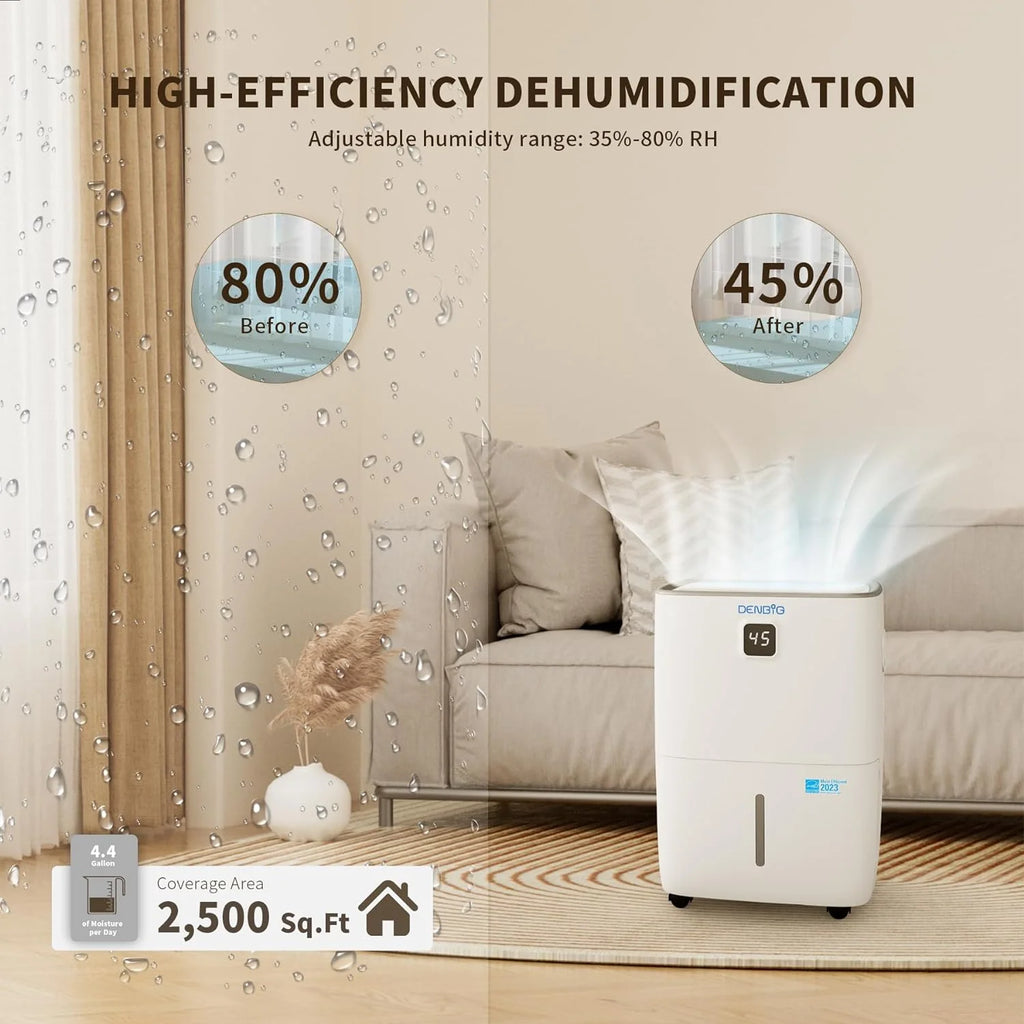 35 Pints Energy Star Certified Dehumidifier with Reusable Air Filter M232