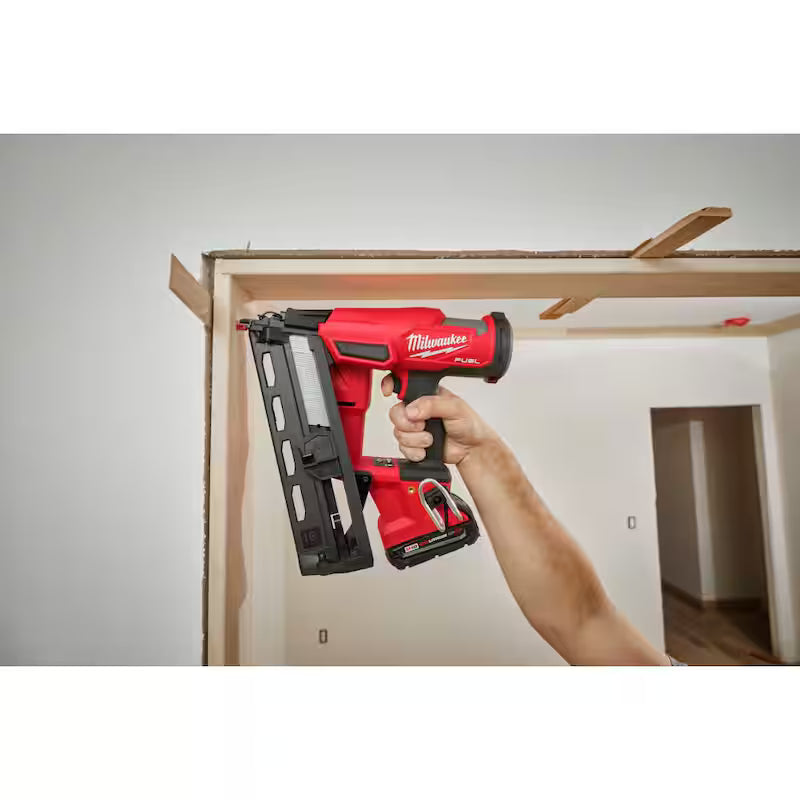 18-Volt Lithium-Ion Brushless Cordless 16-Gauge Angled Finish Nailer N2849