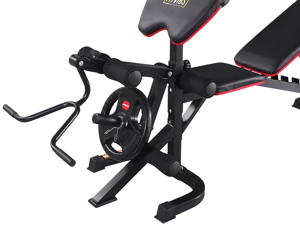 Adjustable Olympic Workout Bench with Squat Rack J73775